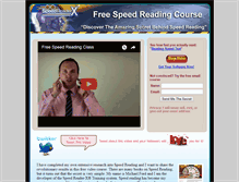 Tablet Screenshot of freespeedreading.com